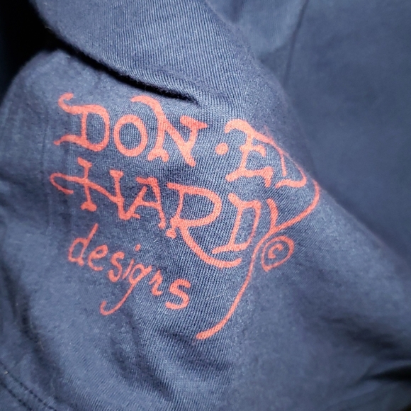 Ed Hardy Eagle Design Long Sleeve Tee - Picture 6 of 8